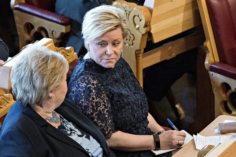Etter seks år med Høyre-leder Erna Solberg som statsminister og Frp-leder Siv Jensen som finansminister er offentlig sektors andel av norsk økonomi blitt vesentlig større.