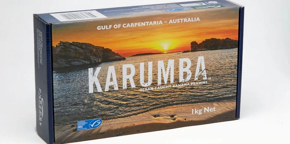 Austral's new line of digitally traceable Karumba shrimp.