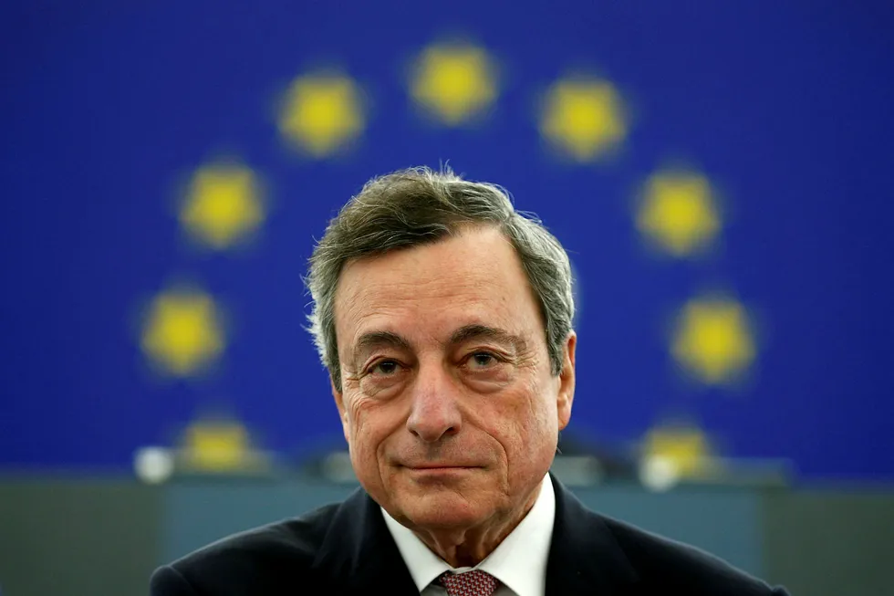 ECB-sentralbanksjef Mario Draghi.