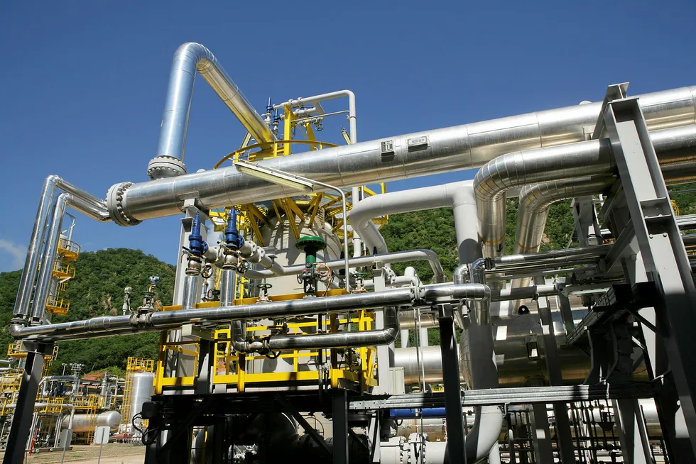 Open access: gas processing plant owned by Brazil's Petrobras
