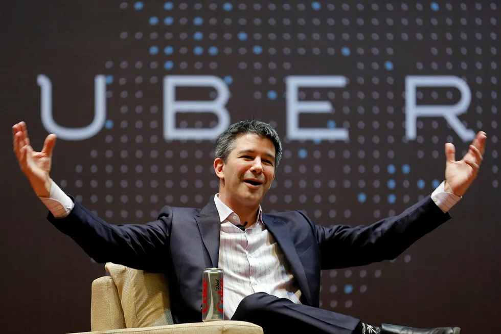 Tidligere Uber-topp Travis Kalanick nekter å gi opp kontrollen han har i Uber. Foto: Danish Siddiqui/Reuters