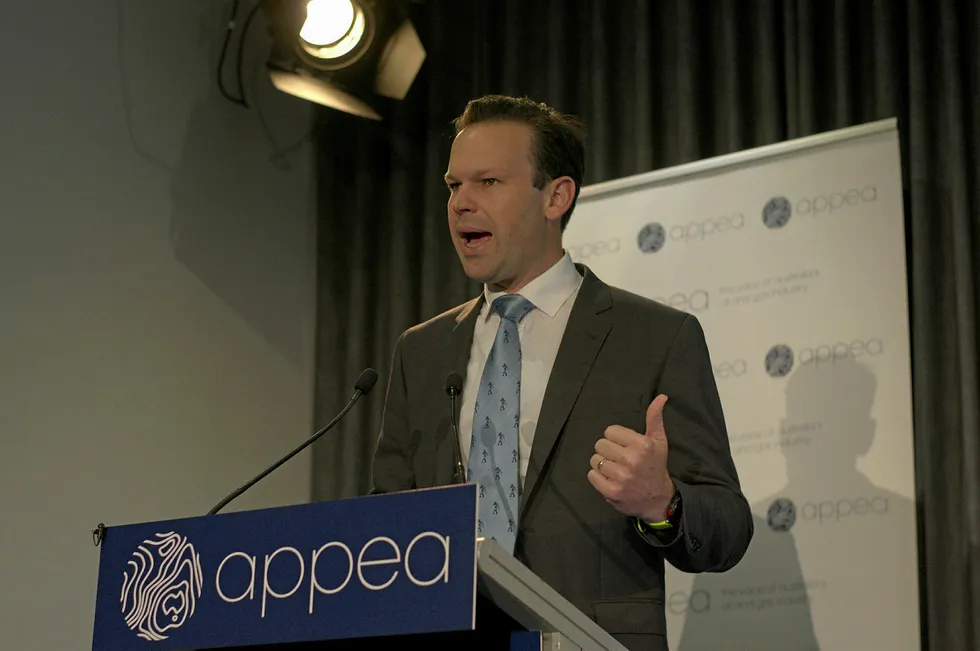Increased transparancy: Australian resource minister Matt Canavan