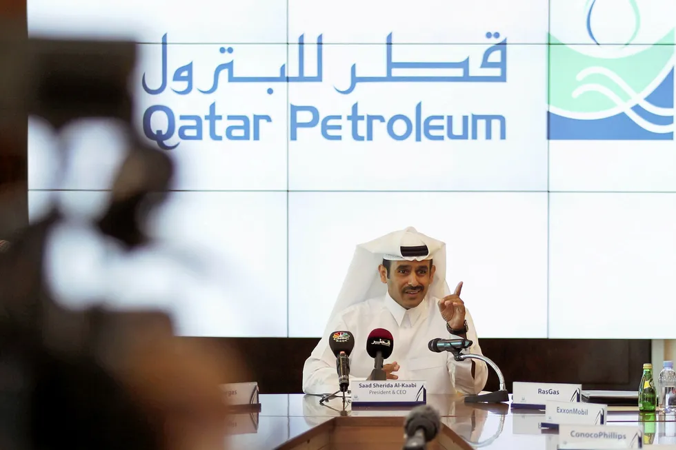 Expansion plans: Saad Sherida al Kaabi, chief executive of Qatar Petroleum