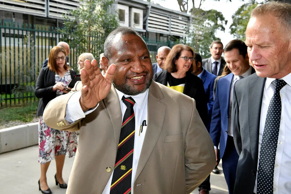 Concerns: Papua New Guinea's new Prime Minister James Marape