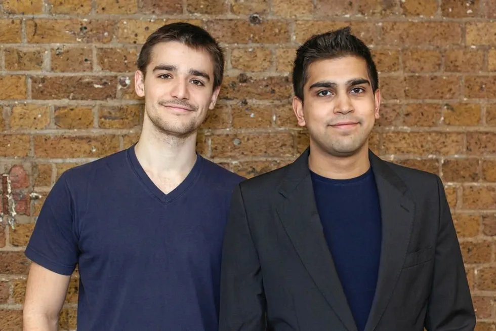 AI-backed feeding assistant firm Observe Technologies Co-Founders Pieter Fabry and Hemang Rishi.