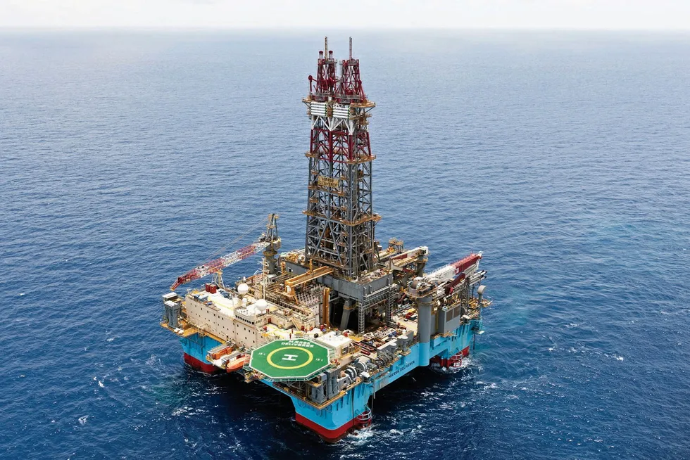 Maersk Deliverer: drilling at the Ichthys field