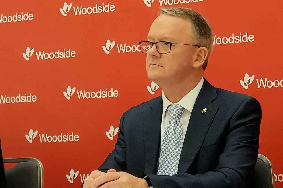 Supply deal: Woodside chief executive Peter Coleman