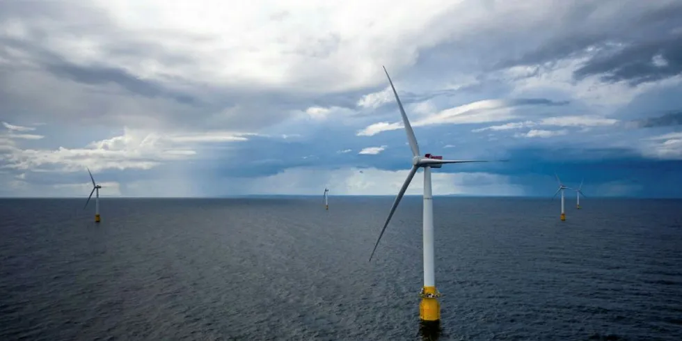 Hywind Scotland comprises five 6MW Siemens turbines