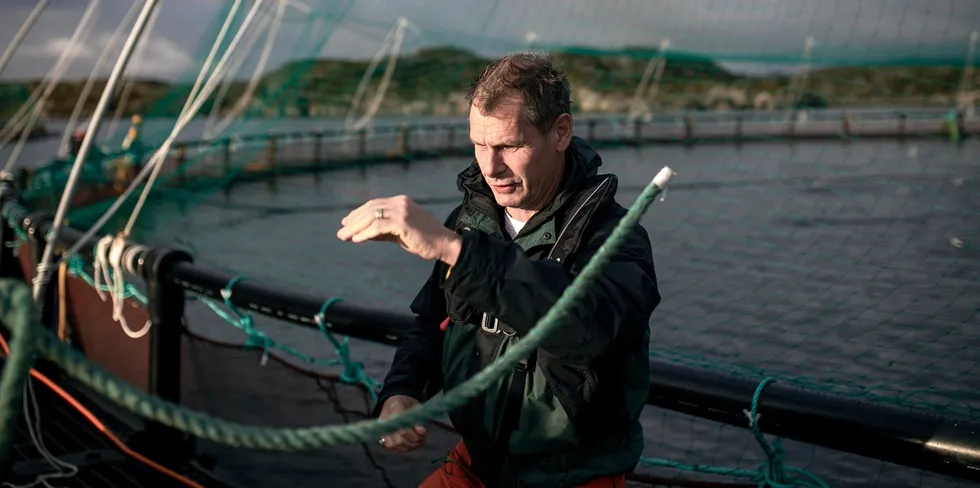 Lakseoppdretter Ola Braanaas blir skatteflyktning når han nå flytter til Bø i Vesterålen.