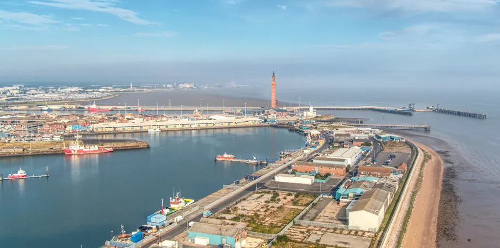 Grimsby docks, where the pilot will be located.