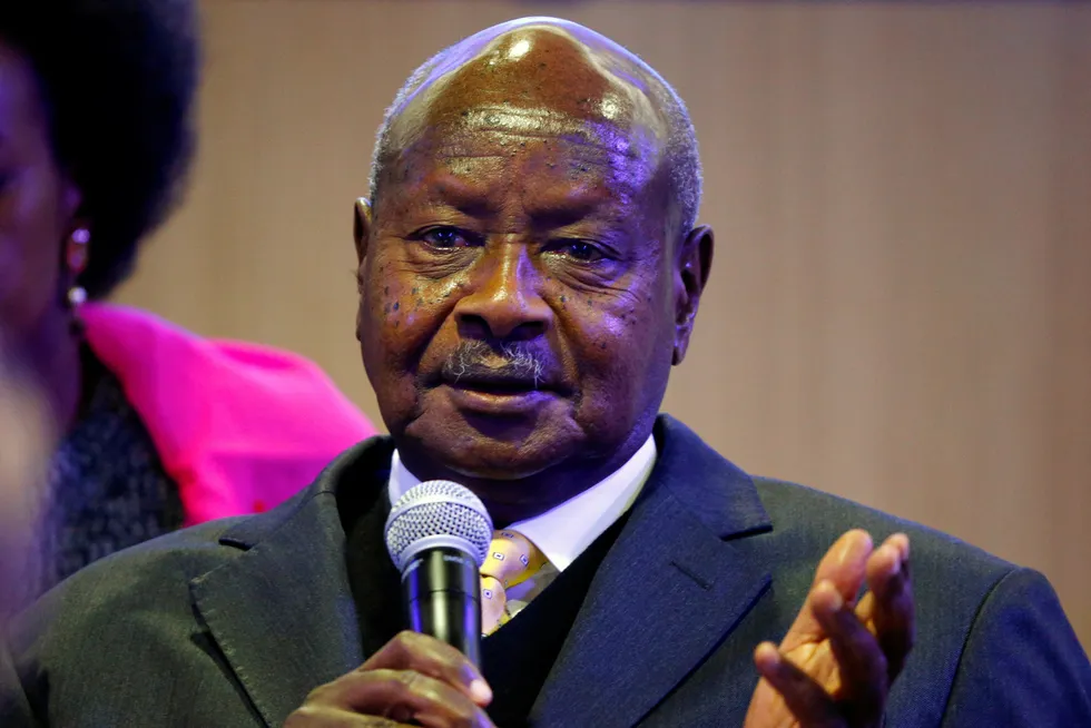 Pipeline approval: Uganda's President Yoweri Museveni