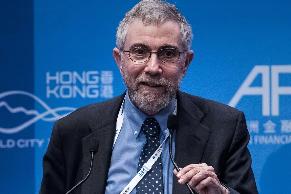Nobelprisviner Paul Krugman konstaterer at Europa ligger foran USA både sosialt og økonomisk.
