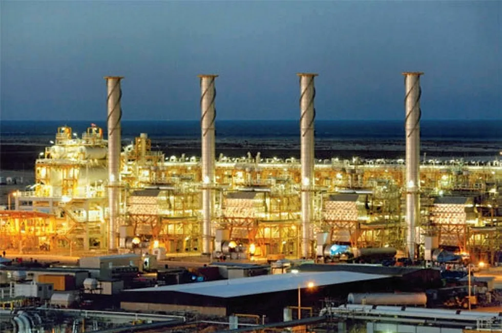 Regional tensions: Dolphin Energy's gas processing plant in Ras Laffan Qatar