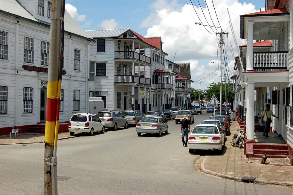 Stir it up: oil growth could inject new economic life into quiet street scenes like this in Paramaribo, Suriname