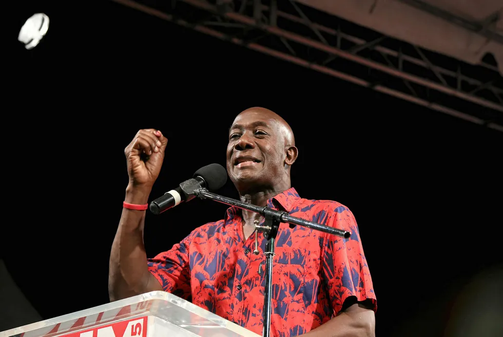 Trinidad PM Rowley: government 'committed' to reducing carbon emissions