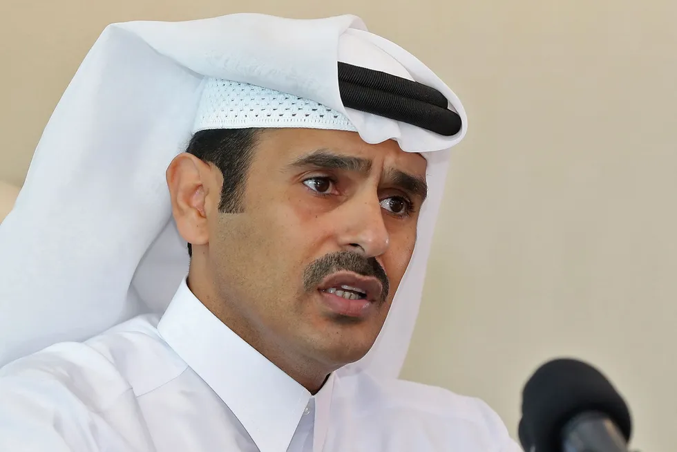 At the helm: Qatar Petroleum chief executive Saad Sherida al-Kaabi