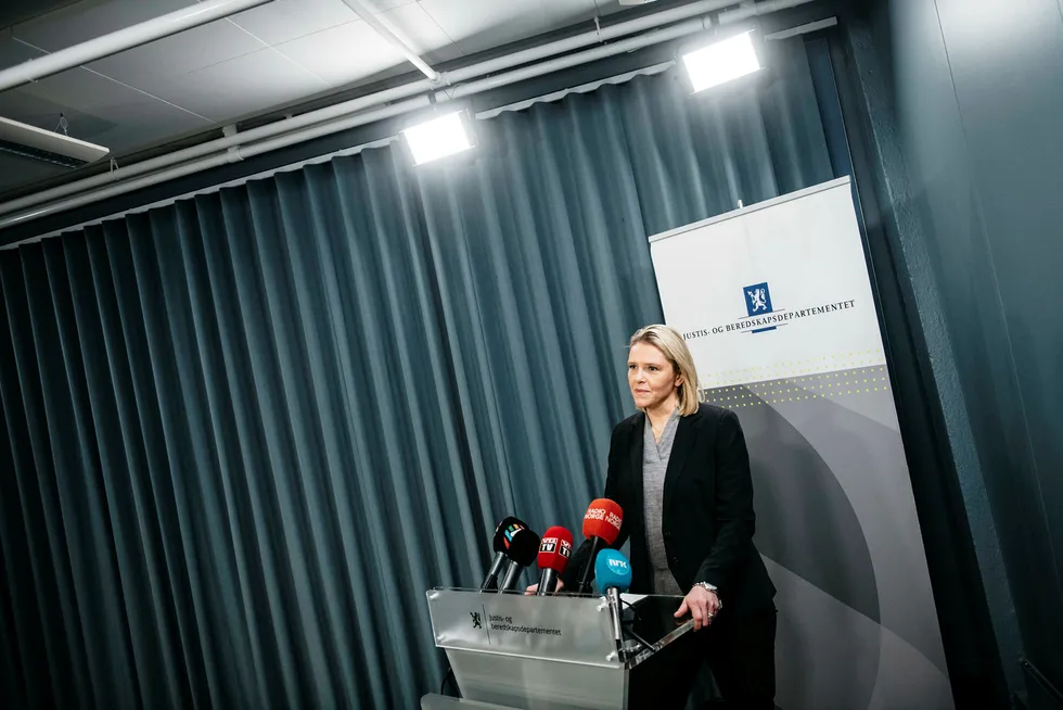 – En heksejakt, sa Sylvi Listhaug da hun gikk av som justis-, beredskaps- og innvandringsminister. Foto: Fartein Rudjord