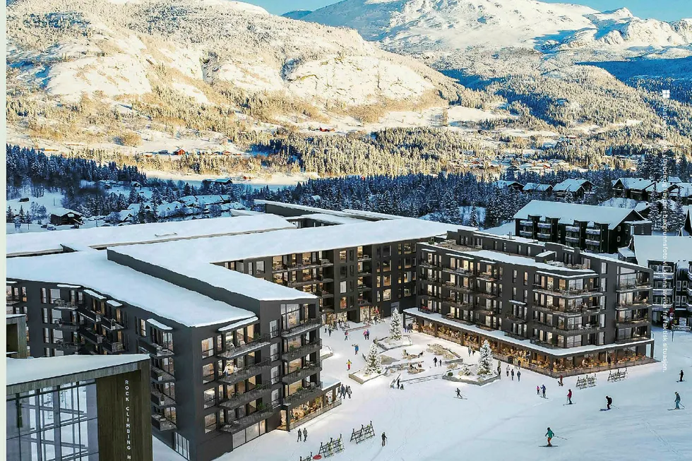 Asle Torset Skogstad og Solon Eiendom lanserer nå et kjempeprosjekt i Hemsedal med 300 leiligheter.