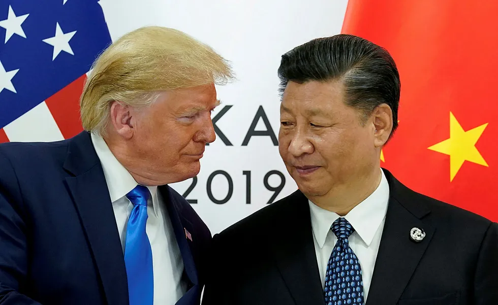 Forholdet mellom USAs Donald Trump og Kinas Xi Jinping blir stadig mer anstrengt.