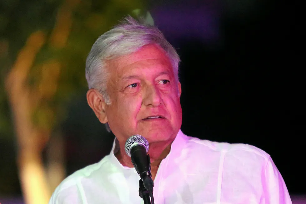 Pole position: Andres Manuel Lopez Obrador, known as Amlo