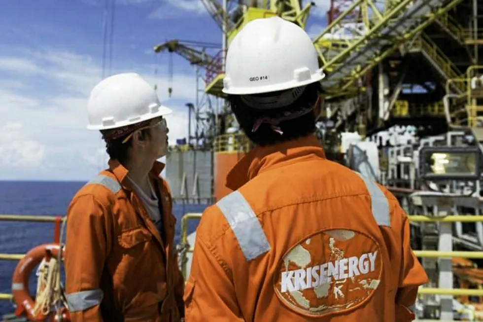 Offshore operator: KrisEnergy has halted output at the Wassana field off Thailand