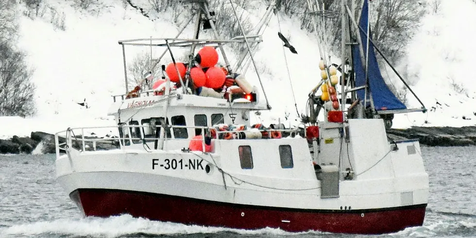 ØKT KVOTE: Fjordfiskenemnda vil styrke kvotegrunnlaget for åpen gruppe-båter som «Vågholm» fra Nordvågen i Finnmark.