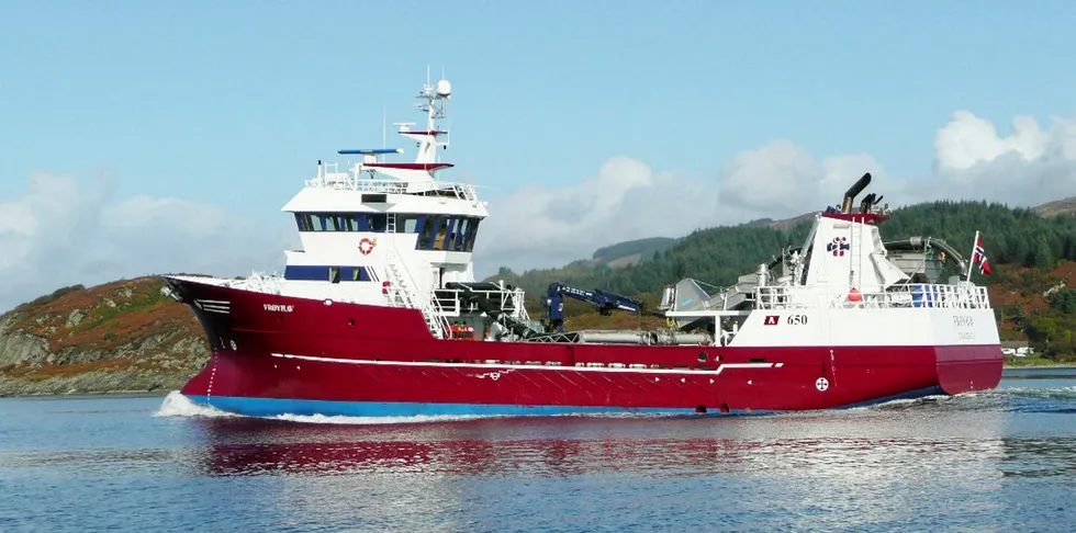 Ronia Pacific er en av brønnbåtene Sølvtrans har i Chile.