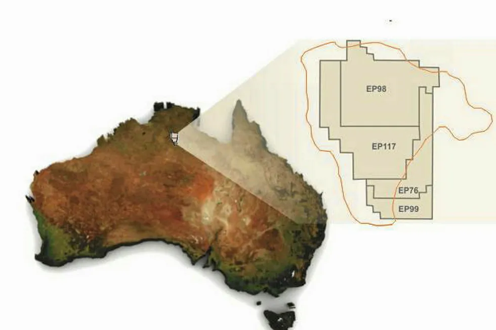 Betaloo work programme: the permits lie in Australia's Northern Territory