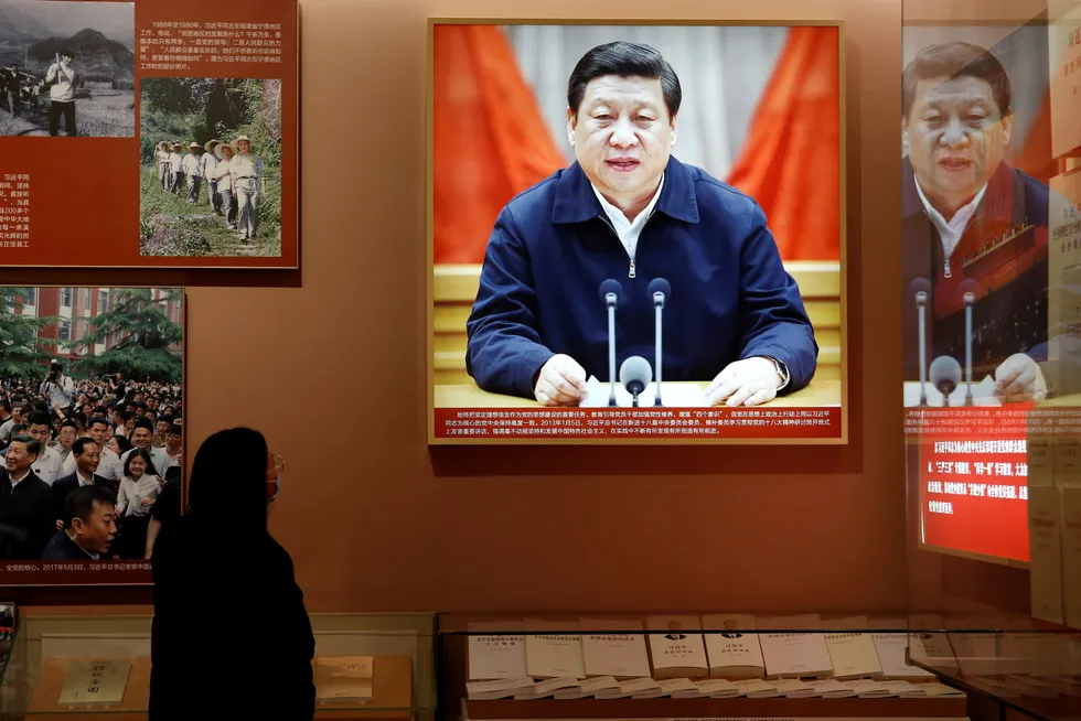 President Xi Jinping vil drive bitcoin-utvinnere ut av Kina. Kryptovalutaen krever enormt med strøm for å fungere. (Foto: TINGSHU WANG/Reuters/NTB)