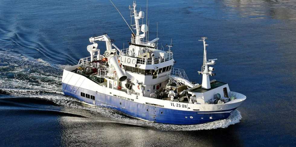 Kystfiskebåten «Barholm» gikk fra Andenes til Breivikfjorden.