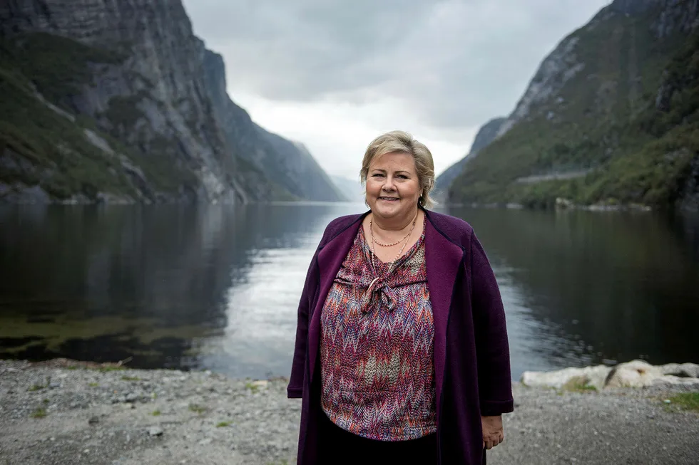 Outlook: Norwegian Prime Minister Erna Solberg
