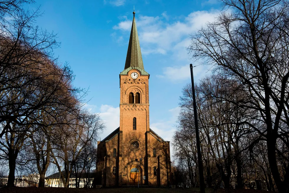 Sofienberg kirke på Grünerløkka i Oslo. Foto: Skjalg Bøhmer Vold