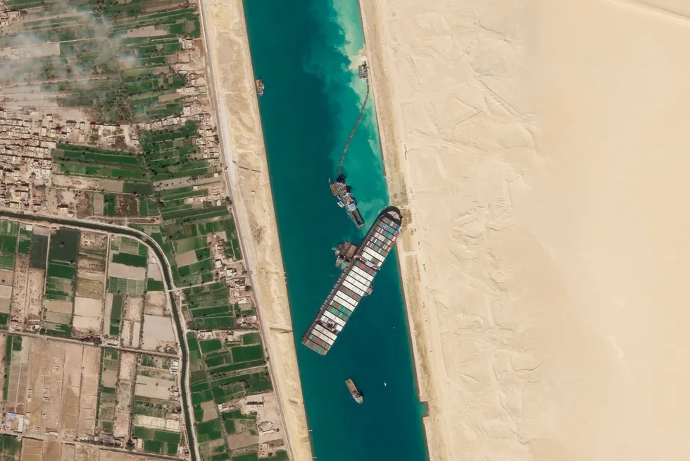 Ever Given: the container ship stuck in the Suez Canal