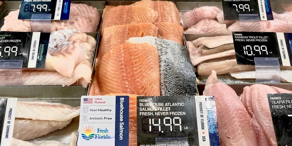 Promoting Atlantic Sapphire's land-based salmon as local and a product of the USA is resonating with Publix supermarket customers.