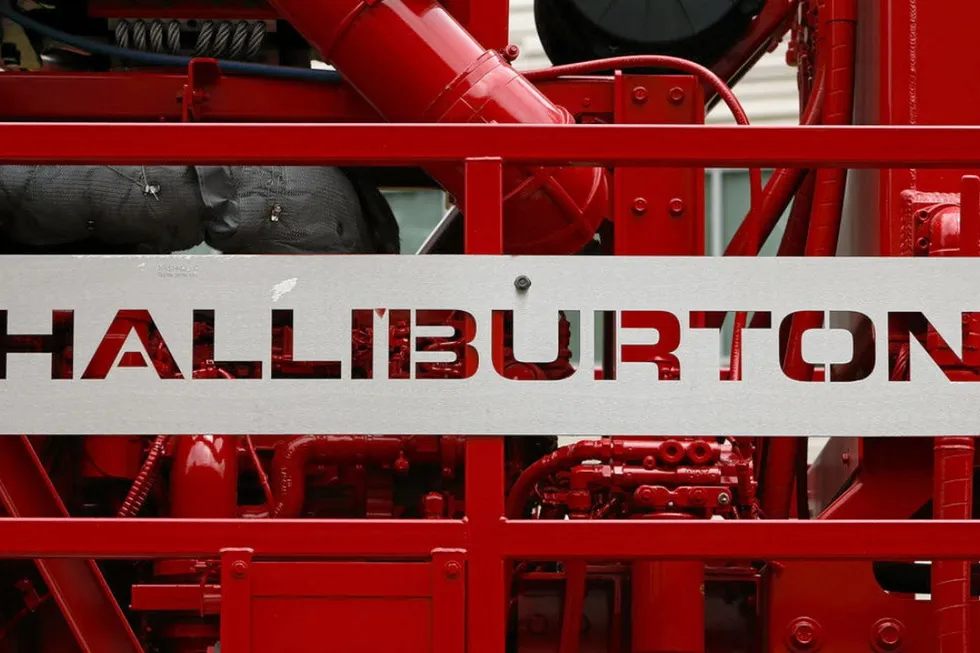 Logo: US services giant Halliburton
