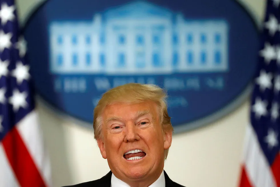 USAs president Donald Trump har lenge hevdet at det var valgfusk under presidentvalget. Foto: KEVIN LAMARQUE / Reuters Scanpix