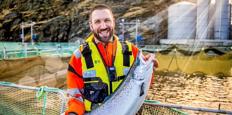 Produksjonsmedarbeider på ventemerdene i Nova Sea, Bjørn Nergård.