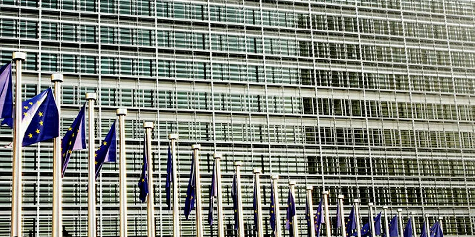 Berlaymont-bygningen i Brussel er Europakommisjonens hovedkvarter. Arkivfoto