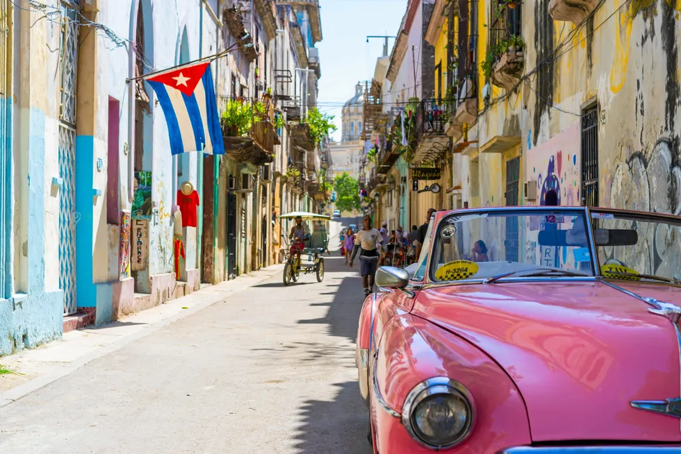 On the move again: in Cuba