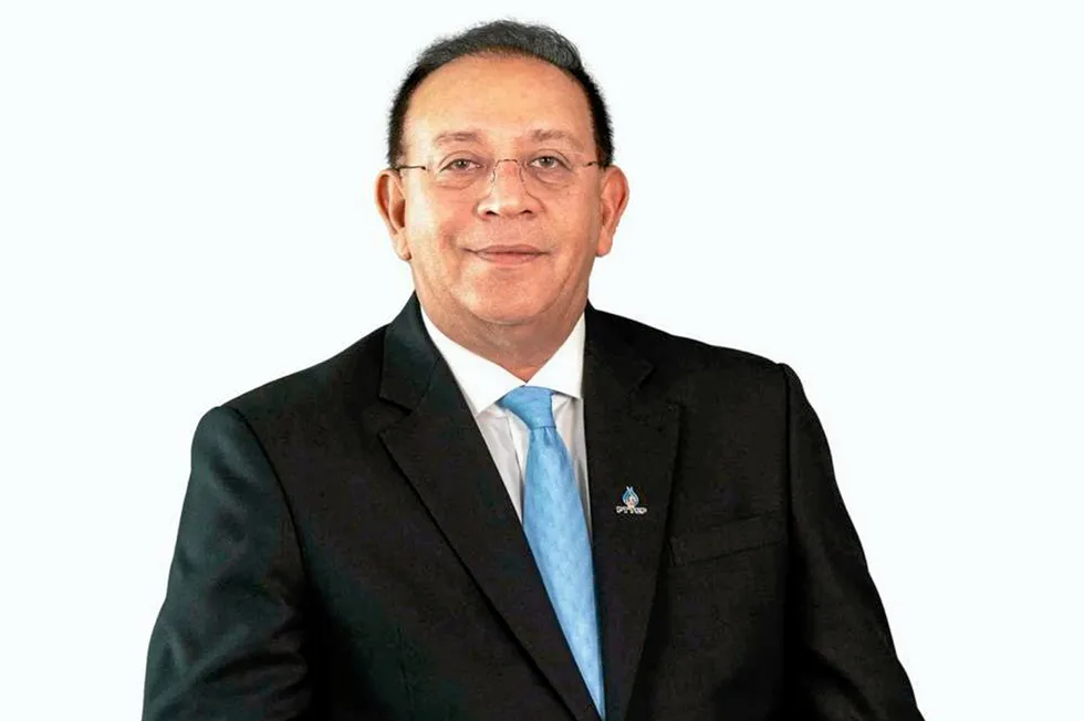 "Uncontrollable factors": PTTEP chief executive Montri Rawanchaikul.