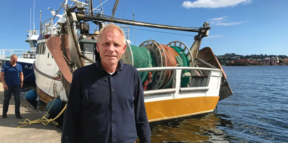 Lennart Danielsen er fortsatt styreleder i Fiskerlaget Sør. Han har fått orden på helsen etter konkursen og er nå fornøyd med å være leieskipper på «Marie Emilie» av Sirevåg.