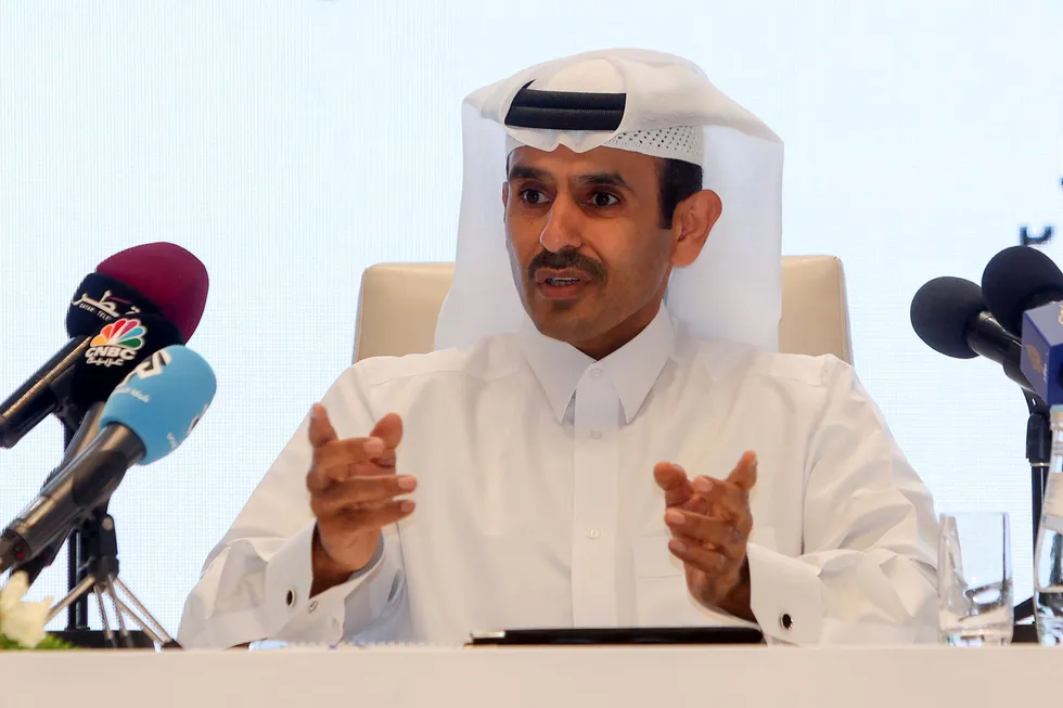 QatarEnergy chief executive Saad Sherida Al Kaabi.