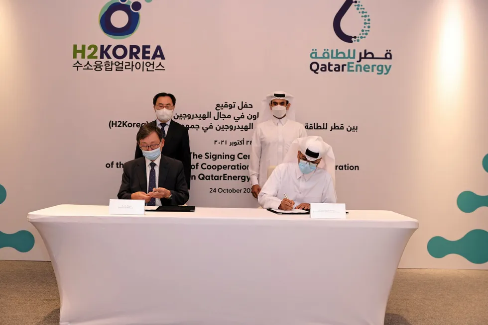 Agreement: QatarEnergy signs the deal with the Hydrogen Convergence Alliance