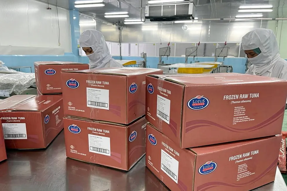 Lotus Seafood tuna products from the new plant will serve US retailers and foodservice operators.