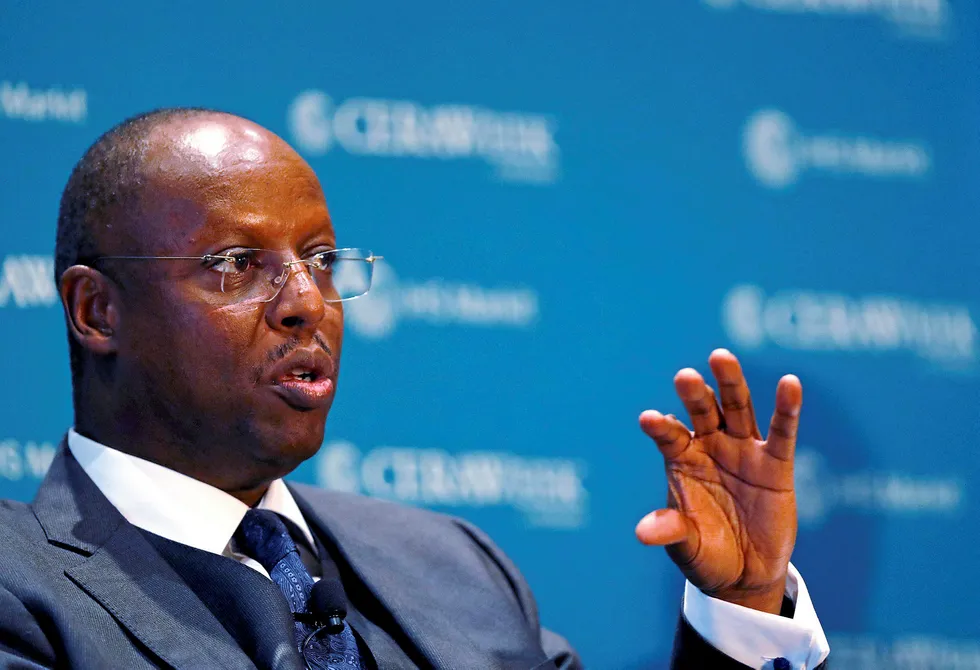 Expectations: Andrew Kamau, Principal Secretary of Kenya’s State Department of Petroleum at the Ministry of Energy & Petroleum at the CERAWeek by IHS Markit conference in Houston this week