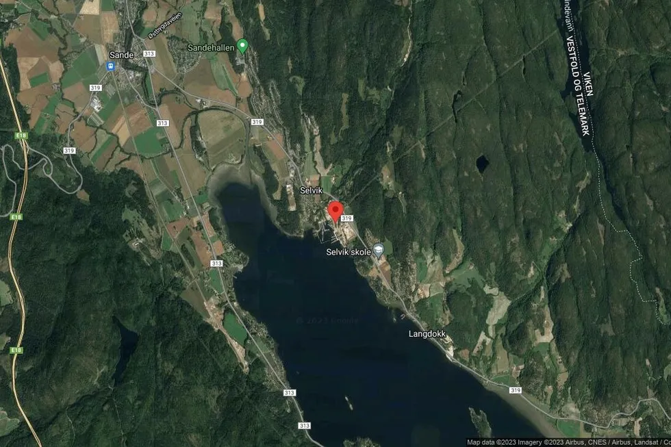 Området rundt Laboratorieveien 4D, Holmestrand, Telemark og Vestfold
