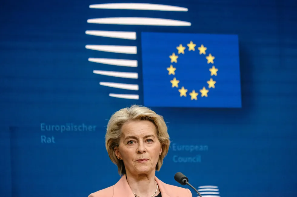 European Commission President Ursula von der Leyen.