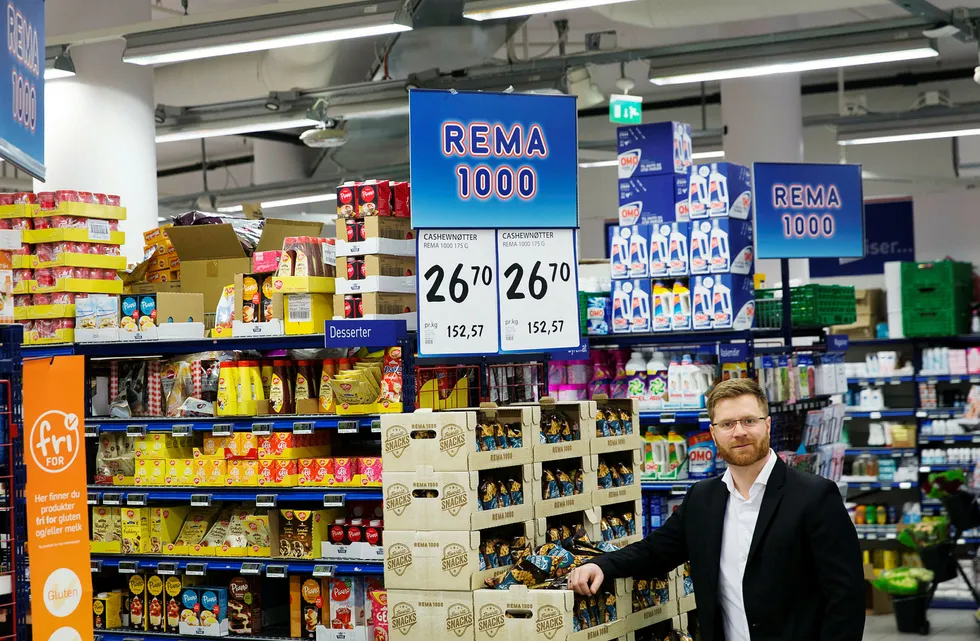 Flere leverandører forsvinner ut når Rema-direktør Lars Kristian Lindberg har storopprydning i leverandørleddet. Her i Rema-butikken på Ensjø i Oslo. Foto: Gunnar Lier