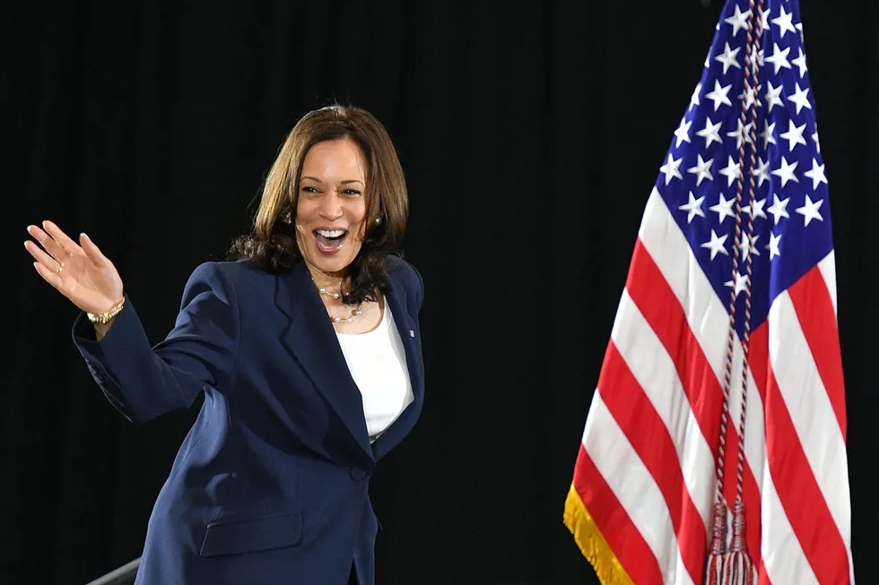 USA-ekspert Hilde Restad mener Kamala Harris (bildet) burde ha en god mulighet til å hamle opp med Donald Trump i kampen om presidentembedet.