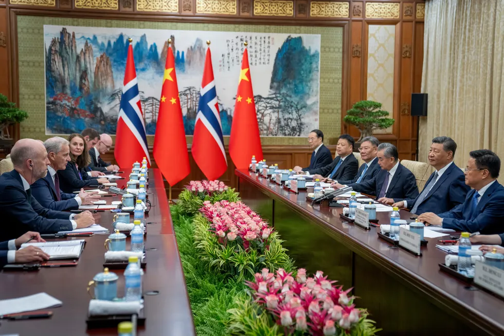 Statsminister Jonas Gahr Støre (Ap) møtte Kinas president, Xi Jinping, i Beijing sist uke.